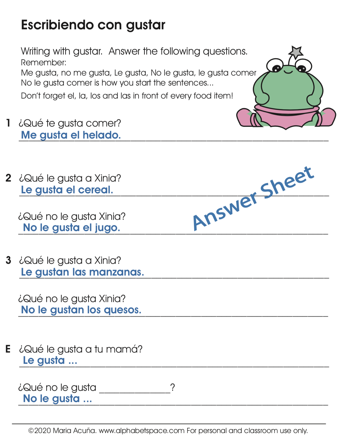 quiz-worksheet-conjugation-with-gustar-study
